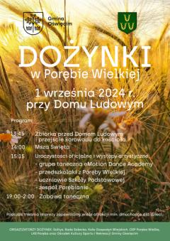 Dożynki Sołeckie w Porębie Wielkiej