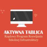 Rozwijamy szkolną infrastrukturę w zakresie technologii informacyjno-komunikacyjnych.